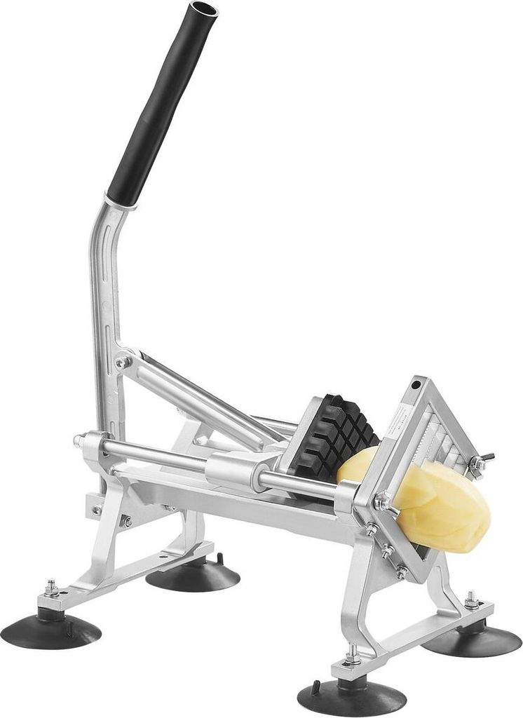 Gewerblicher Gemüseschneider, 1/2-Zoll-Obstschneider, Gemüseschneider aus Edelstahl und Aluminiumlegierung, manueller Schneider mit rutschfesten ...