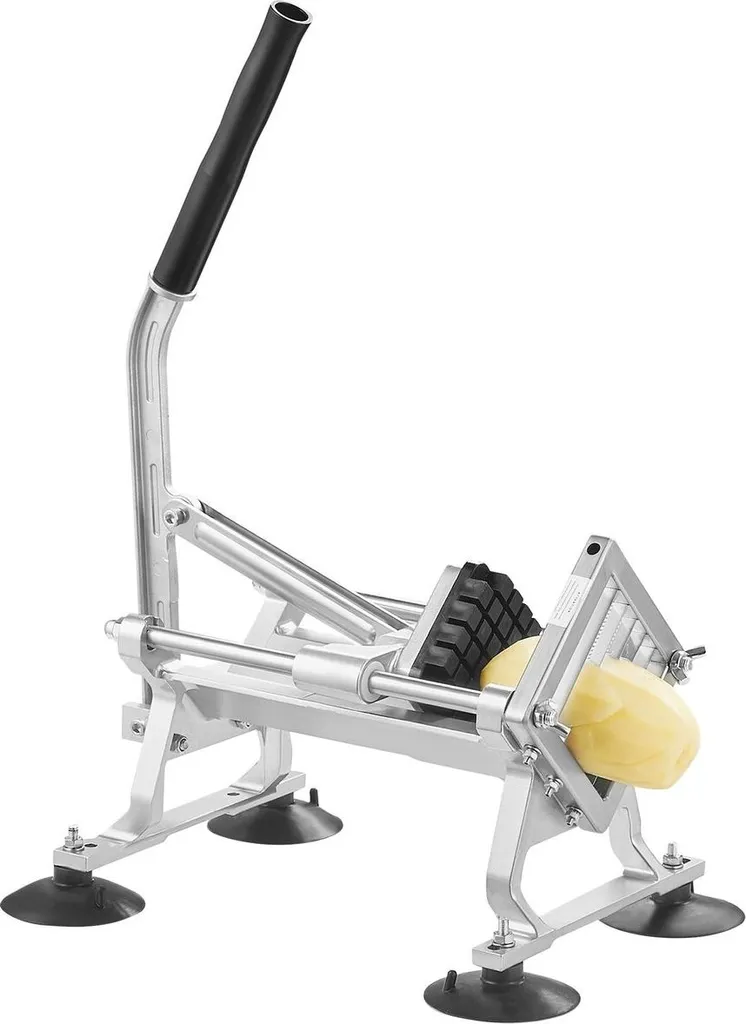 Coupe-légumes professionnel en inox avec 3 lames 1/4" 3/8" 1/2"