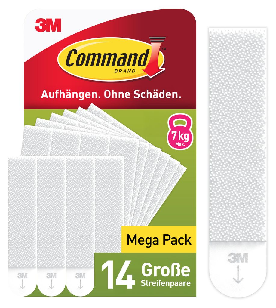 Command PH206-14EU, Montagepad, Weiß, Drinnen, 7,2 kg Produktbild 
