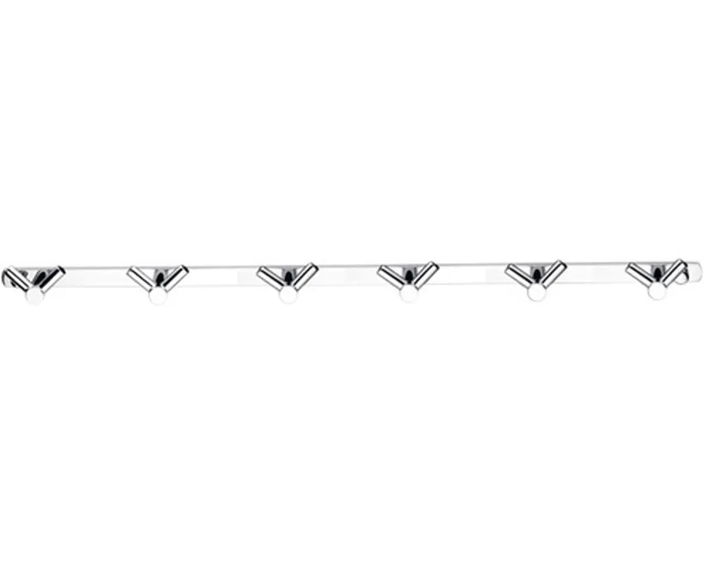 Double porte-serviettes mural hexagonal pour optimiser l'espace bain
