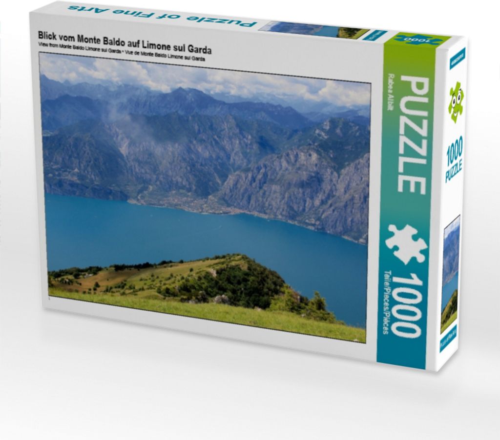 Calvendo Blick vom Monte Baldo auf Limone sul Garda 1000 Produktbild 