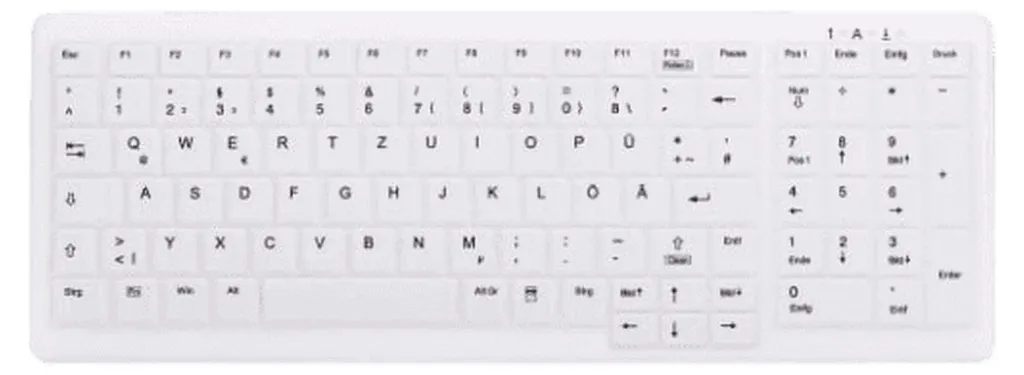 Couvercle de clavier Cherry AK-C7000 lavable et interchangeable blanc - 2