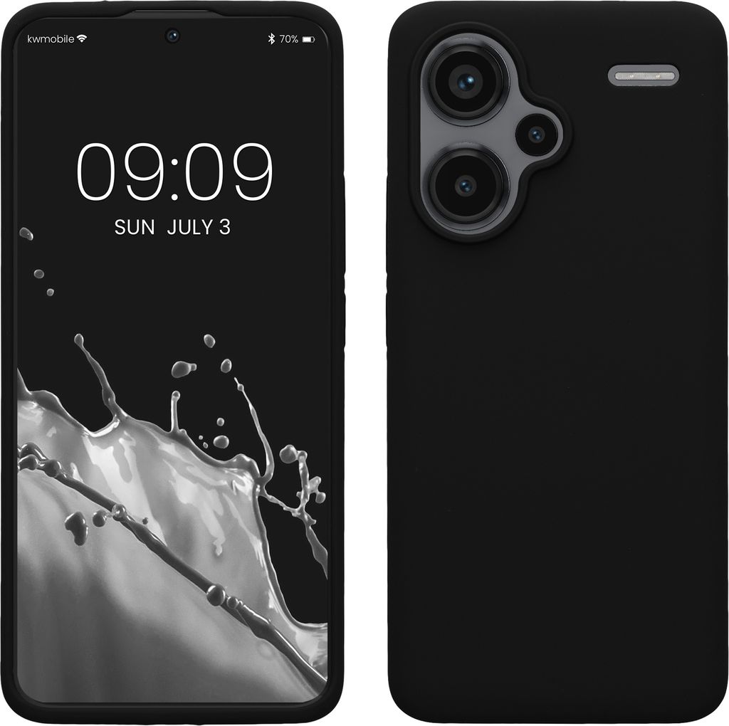 kwmobile Hülle kompatibel mit Xiaomi Redmi Note 13 Pro+ 5G / Redmi Note 13 Pro Plus 5G Hülle - Silikon Handy Case - Handyhülle weiche Oberfläche -
