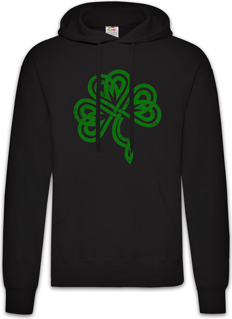 Urban Backwoods Shamrock Irish Knot III, Herren Hoodie, Farbe: Schwarz, Größe: 5XL