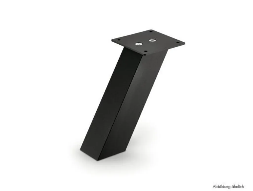 Kreta 1 angolare, console, nero opaco, H 190 mm