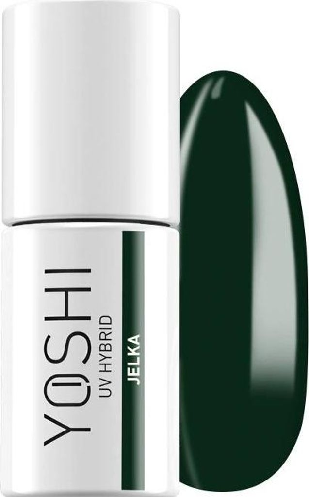 Yoshi | Hybrid-Nagellack - 156 Jelka - Hybrid-Gellack - Hybridlack - UV LED - 6ml - Profi Qualität - Grün