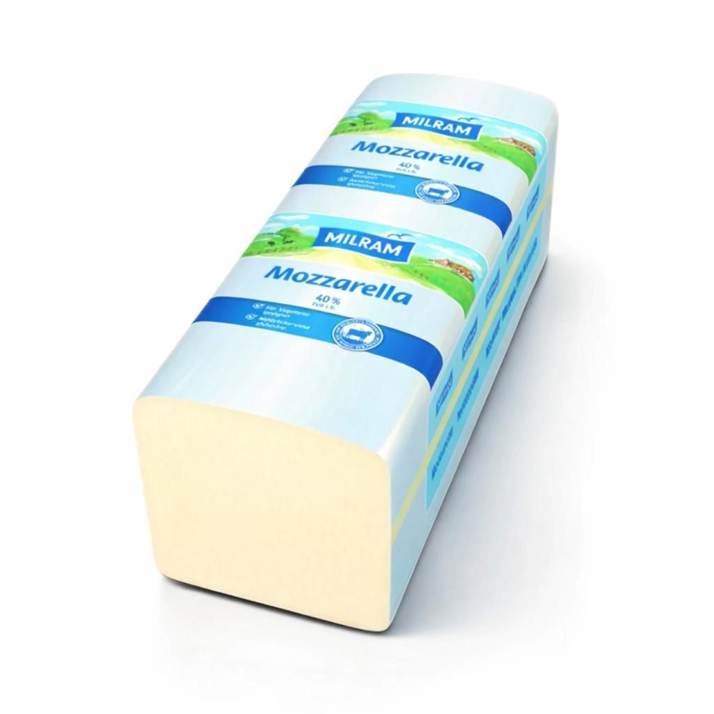 Milram Mozzarella schnittfest, 40 % Fett i. Tr. 2,5 kg Produktbild 