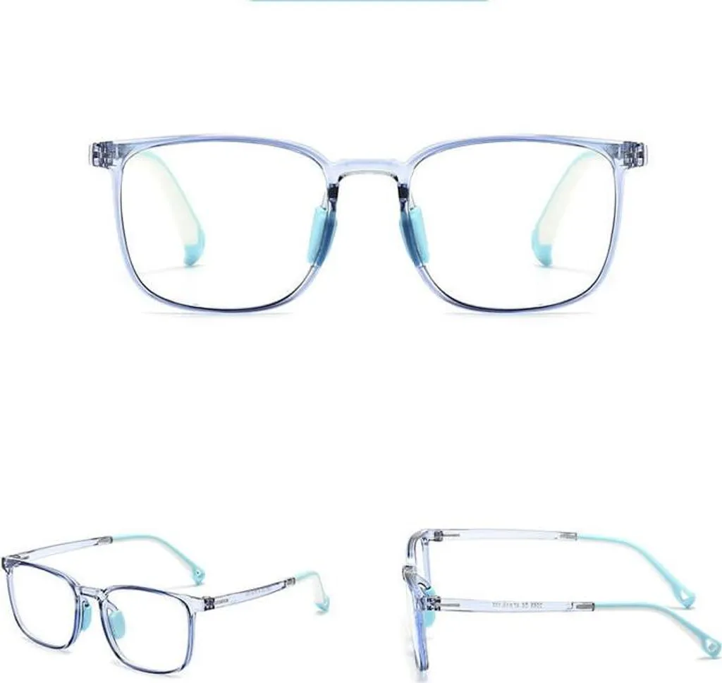 Occhiali da Vista Uomo Flessibili 983G Viola/Nero - Alta Qualità - 4