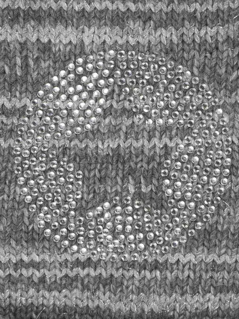 Döll Cappello Luxury Bambina Grigio con Strass | Collezione Inverno - 2