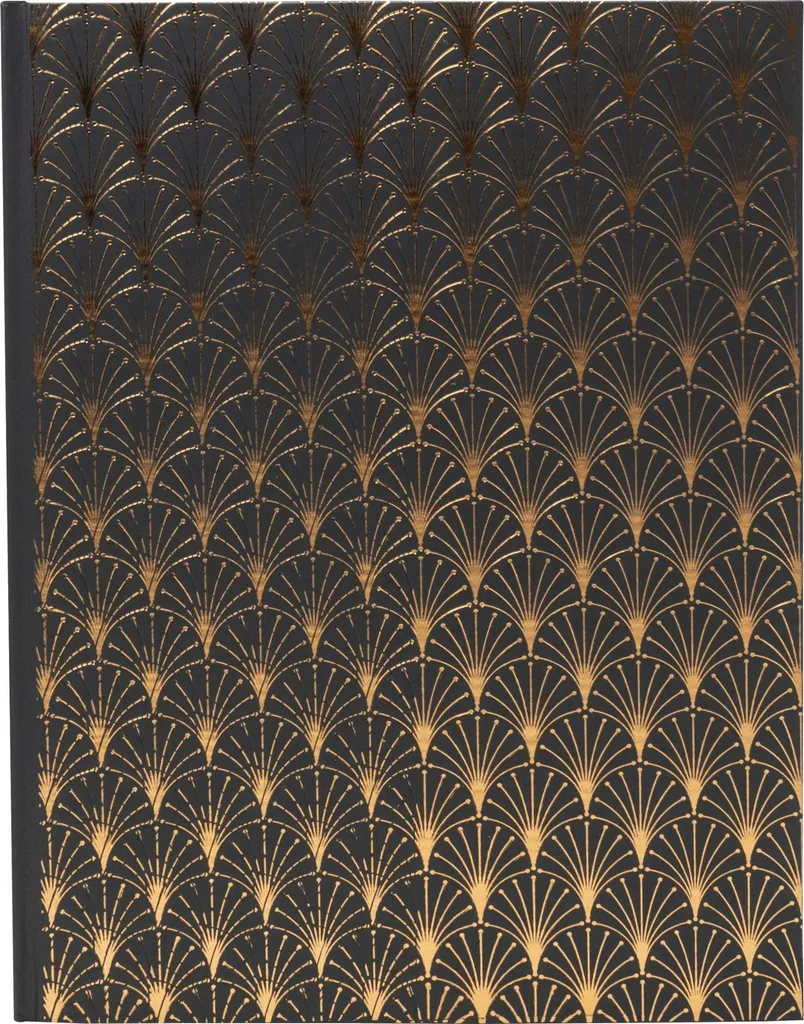 Livre d'or Néo Déco Noir 100 pages avec tranches or Exacompta 47985E