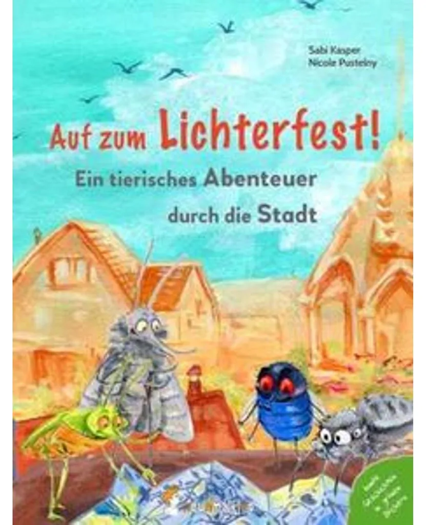 Livre d'Aventure Animaux en Ville avec Illustrations Scintillantes 28cm