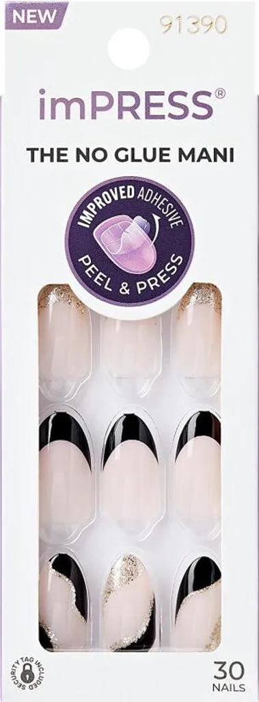 Ongles imPRESS Nails Illusion 30 pcs : La manucure express de soirée
