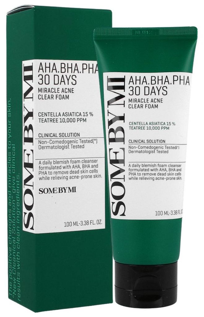 SOME BY MI AHA.BHA.PHA 30 Days Miracle Foam 100 ml - Pěna s Obrázek produktu 