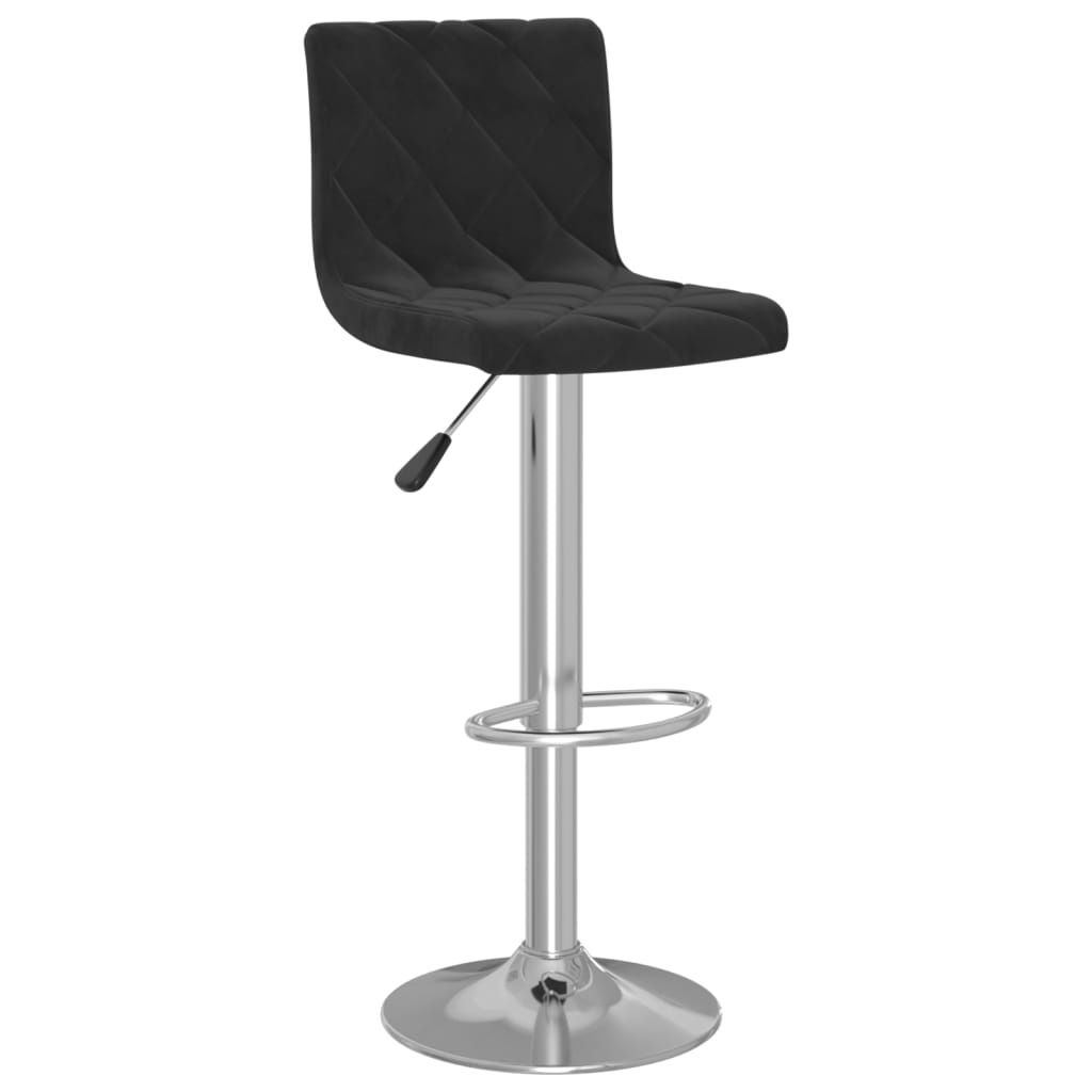 "SALE 2026"Barhocker - Schwarz Barhocker 2er-set Schwarz Samt Stabli Möbel1777572