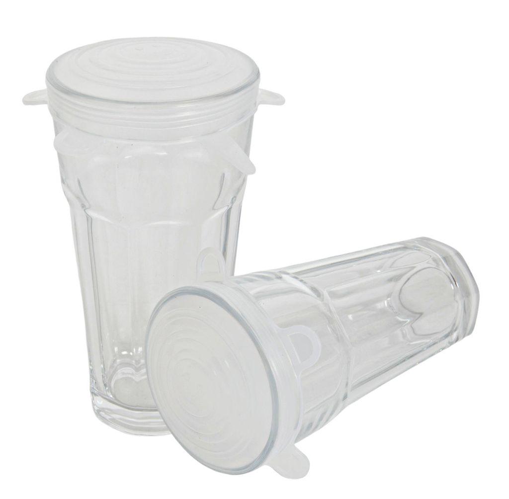 6er Set Universal Silikondeckel rund - 6,5 cm bis 20,5 cm - Produktbild 4