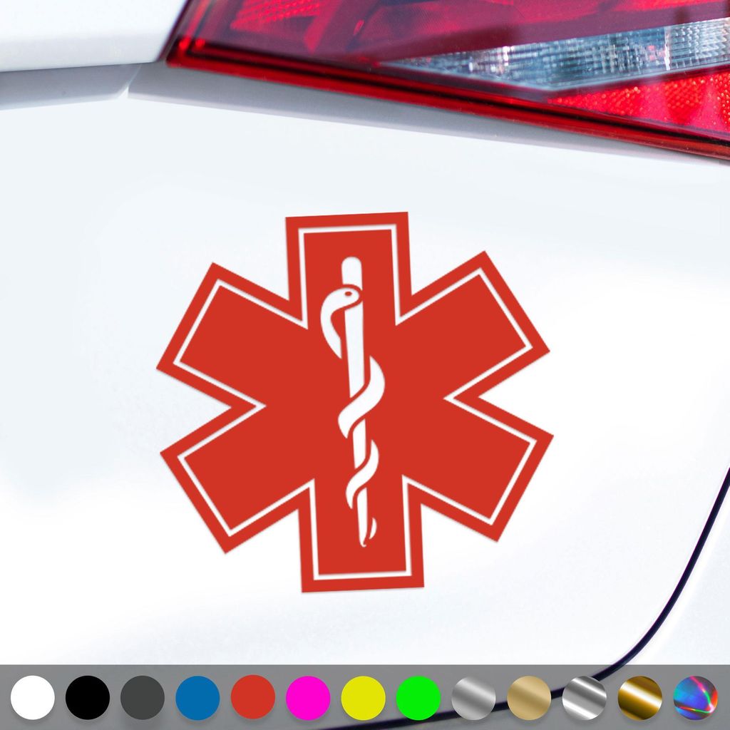 PantherPixel Stern des Lebens Aufkleber Star Of Life Produktbild 