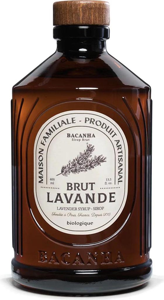 Bacanha Lavendel Sirup 400 ml - Französischer Genuss in jeder Flasche