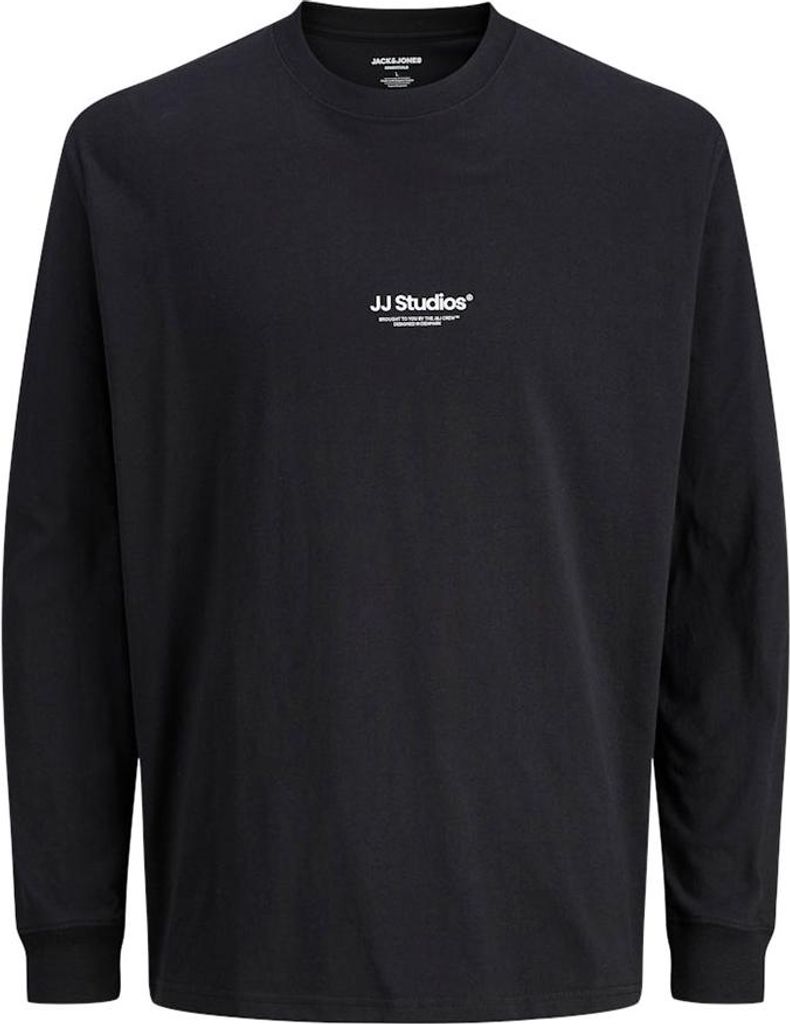 Jack & Jones Soho Langarm-t-shirt Schwarz M Herren Schwarz M