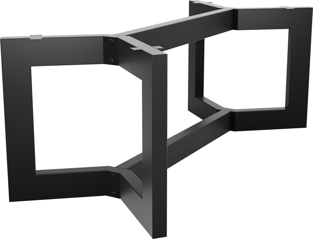 MetaloPro Barax Space Extreme Tischgestell – Quadratisches Design, Pulverbeschichtete Stahlkonstruktion, Robustes, Für Esstische Und Schreibtisc...