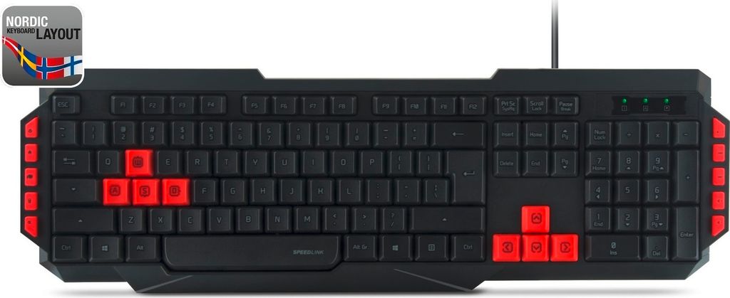 SpeedLink SPEEDLINK LUDICIUM Tastatur USB Schwarz