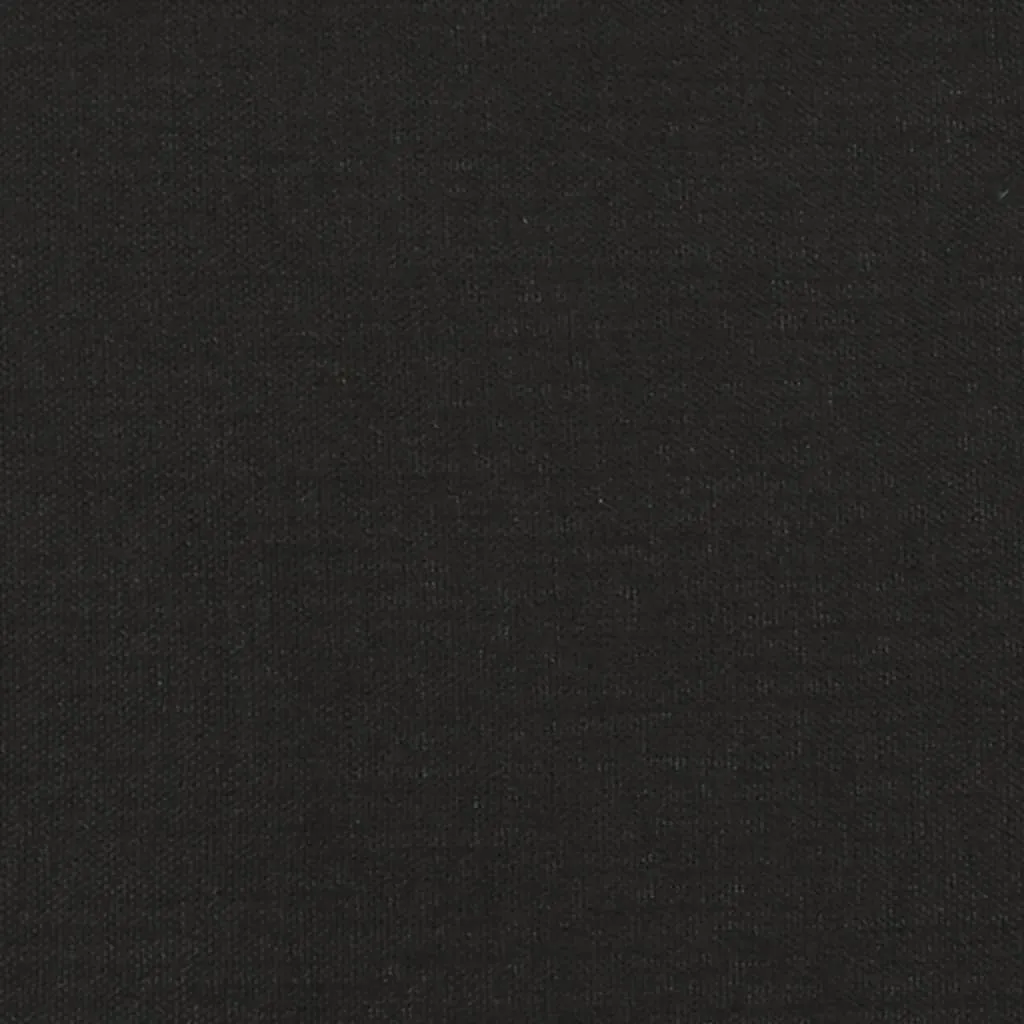 Sgabello in Tessuto Nero 60x50x41 cm - Poggiapiedi Robusto e Comodo - 8