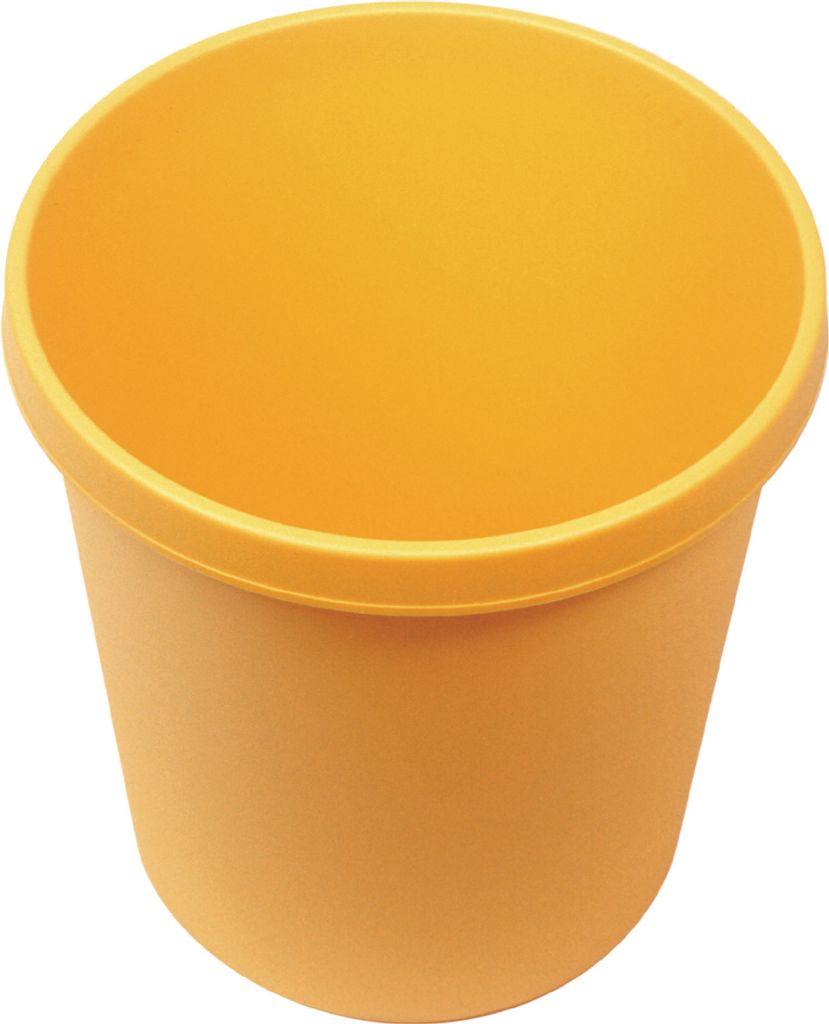 helit Gross Papierkorb 45 Liter PE gelb
