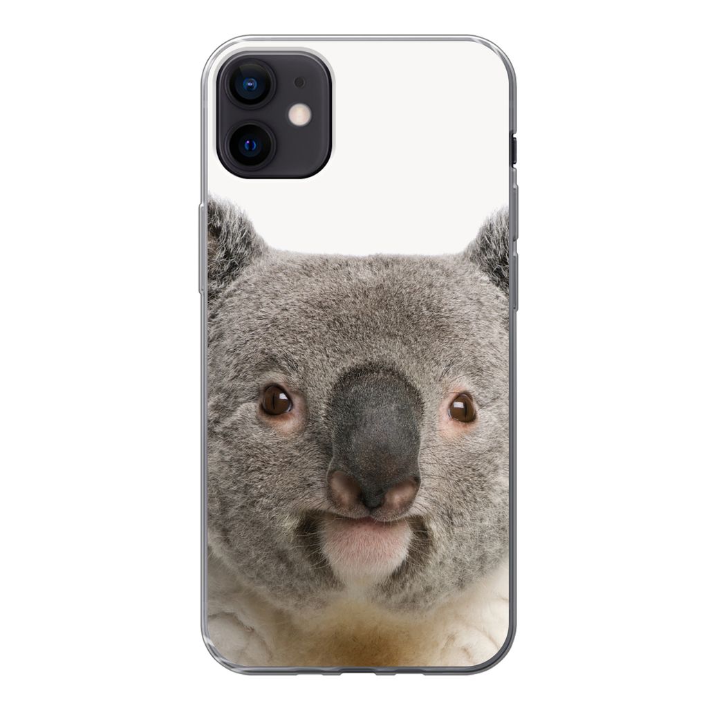 MuchoWow Handyhülle Schutzhülle Hülle für iPhone 12 mini Koala - Koala Bär - Mädchen - Jungen - Tiere Silikon Softcase Handy Hülle - Bild