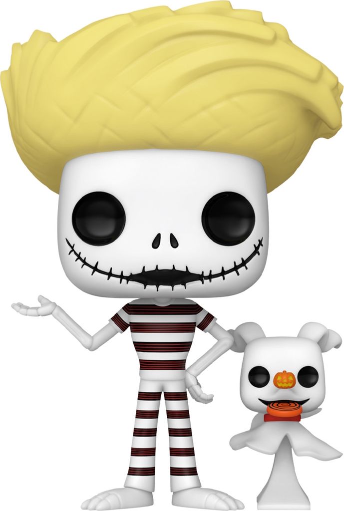 Nightmare before Christmas POP! Disney Vinyl Figur Jack w/Zero(Beach) 9 cm