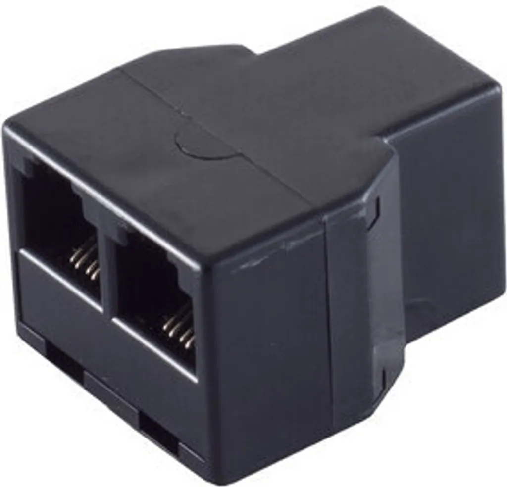 Doubleur RJ12 S-Impuls Western 6P6C pour Répartiteur de Ligne et Modem