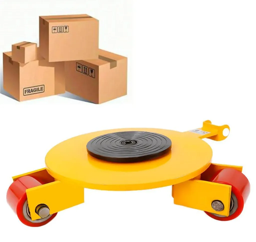 Dolly de manutention rotatif 2 tonnes avec roues polyuréthane PU
