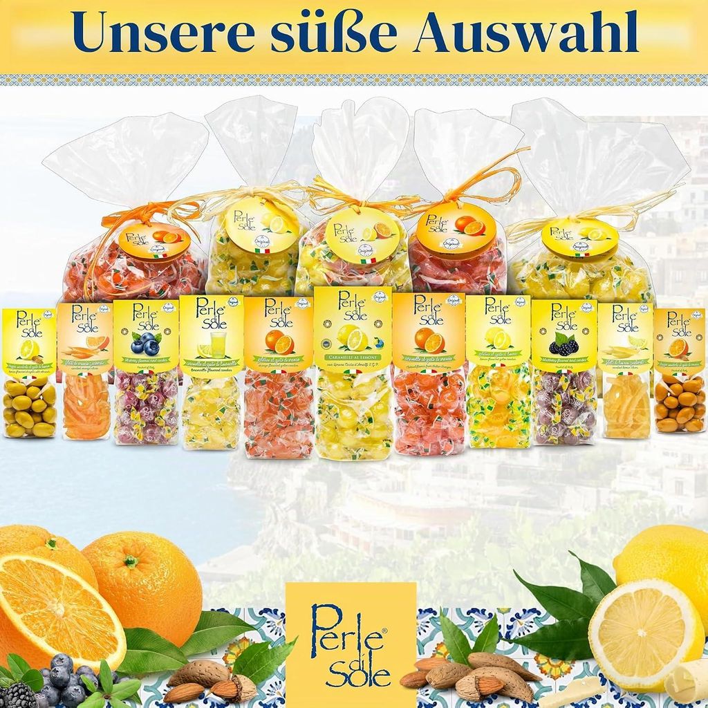 Perle di Sole, caramelle dure al limone 200 g Immagine del prodotto 