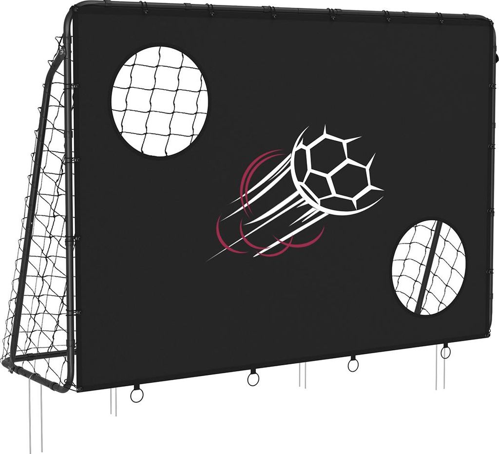 Fußballtor für Kinder, schwarz