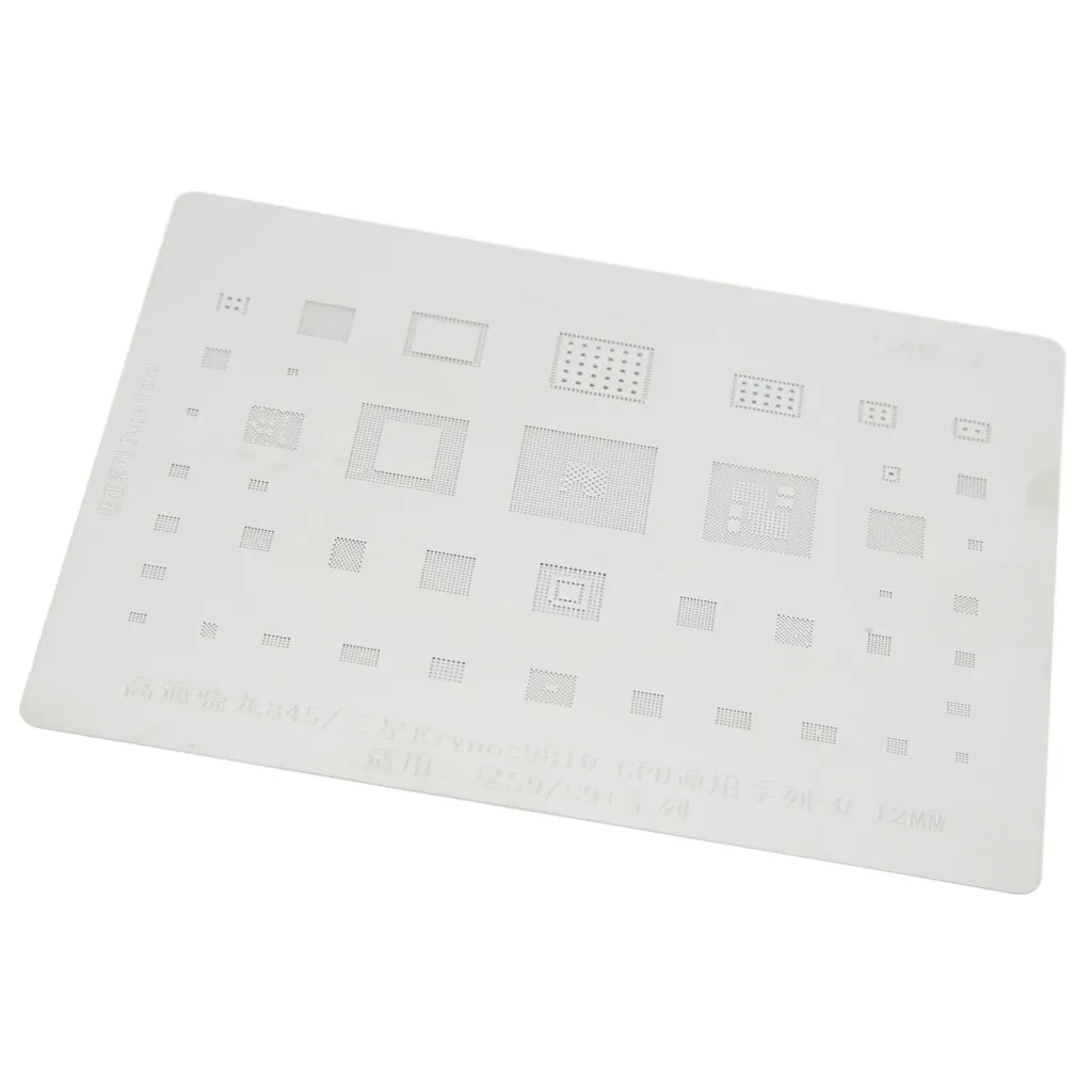 Stencil Reballing Professionale BGA - Modello Impianto CPU iPhone e Android - 2