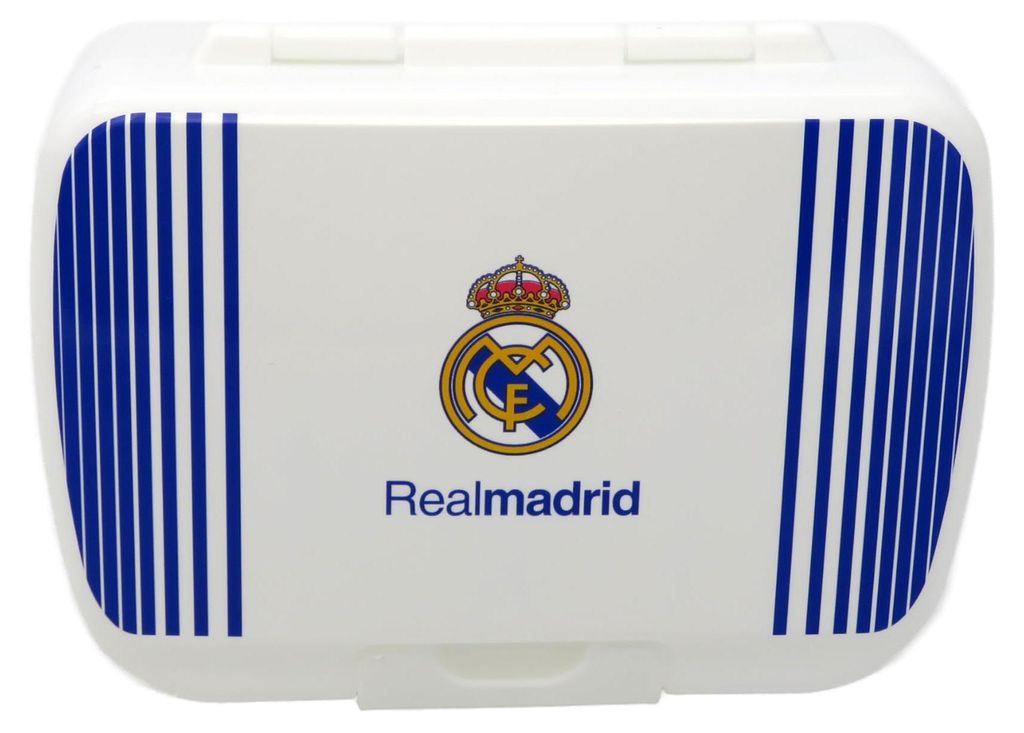 Real Madrid Brotdose 16x12x5,5cm Lunchbox Produktbild 