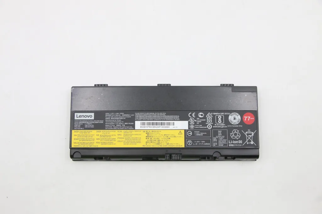 Batterie L17M6P51 pour réparer un ThinkPad P52 qui ne tient plus la charge