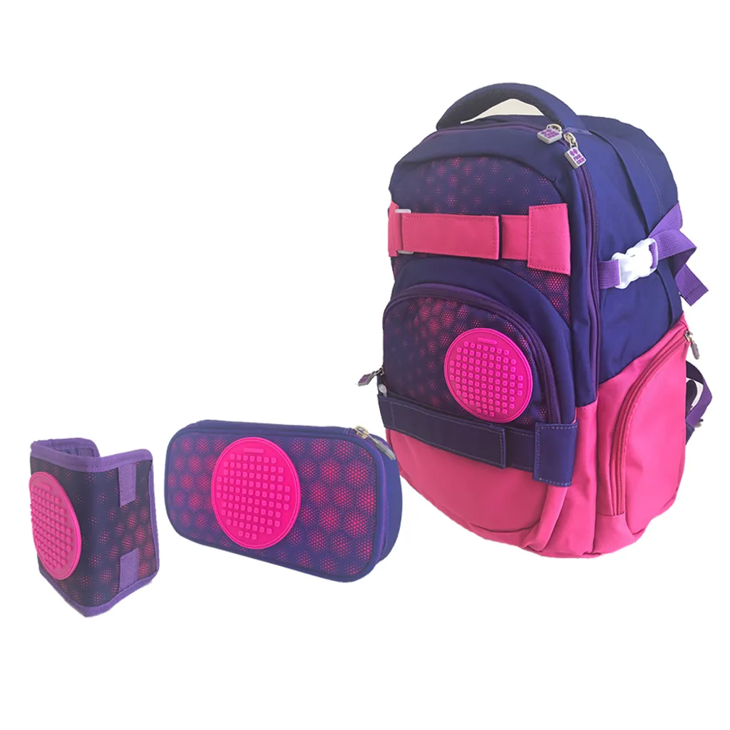 Sac à dos d'école PIXIE CREW Hexee ergonomique pour enfants et collégiens - 10