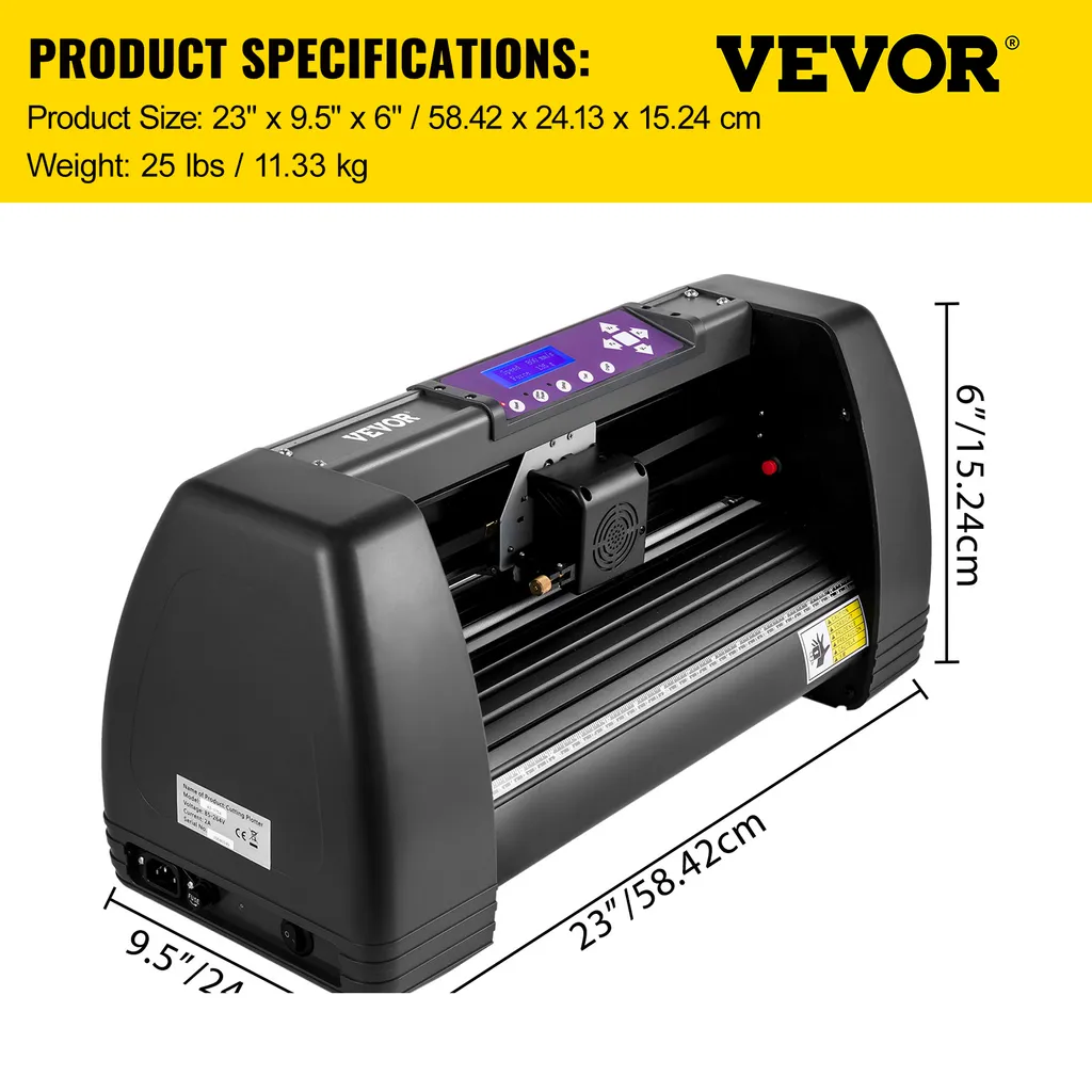 VEVOR Traceur de Découpe Vinyle 375mm - Plotter de Coupe avec Signmaster - 7