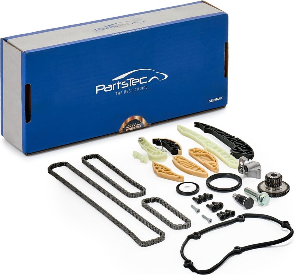 PartsTec PTA114-0024 Steuerkettensatz Steuerkette für VW GOLF VI (5K1) Golf V Schrägheck (1K1) TIGUAN (5N) Passat Variant (3C5) Passat Variant (365)