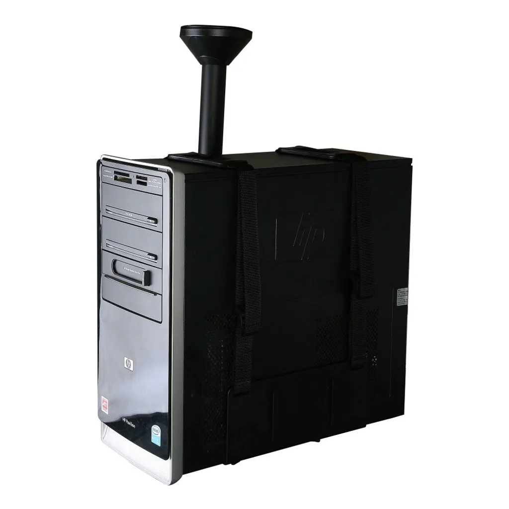 Support de PC fixe pour bureau Techly ICA-CS 63 réglable en acier noir - 8