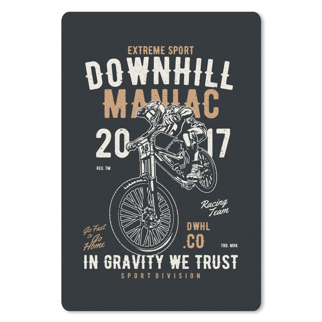 MuchoWow Mauspad Mousepad Mancave - Sport - Altmodisch 40x60 cm - Mousepads - Maus Mat - Pad - Mausunterlage - Schreibtisch Accesoire