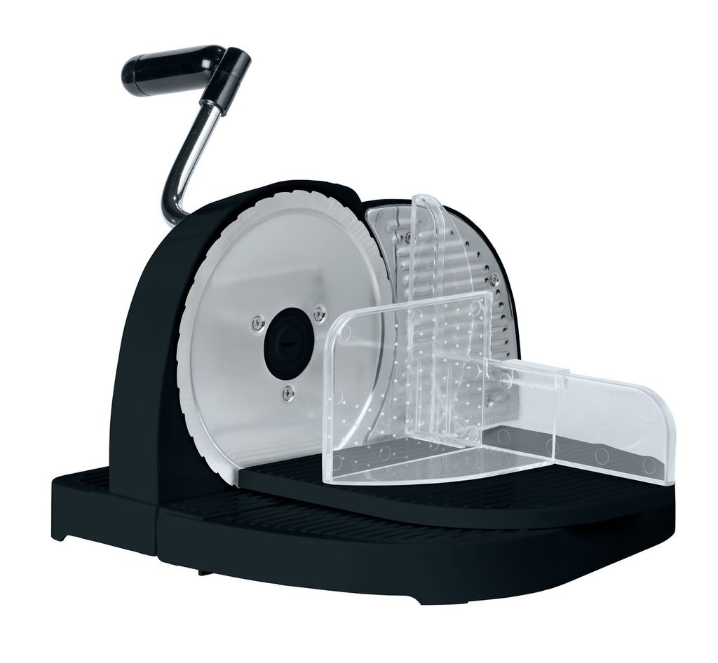 WENKO Brotschneidemaschine Schwarz, inkl. Restehalter