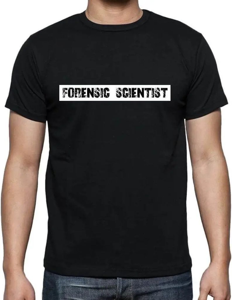 Herren Grafik T-Shirt Beruf des Kriminaltechnikers/der Kriminaltechnikerin – Forensic Scientist Occupation – Öko-Verantwortlich Vintage Jahrgang