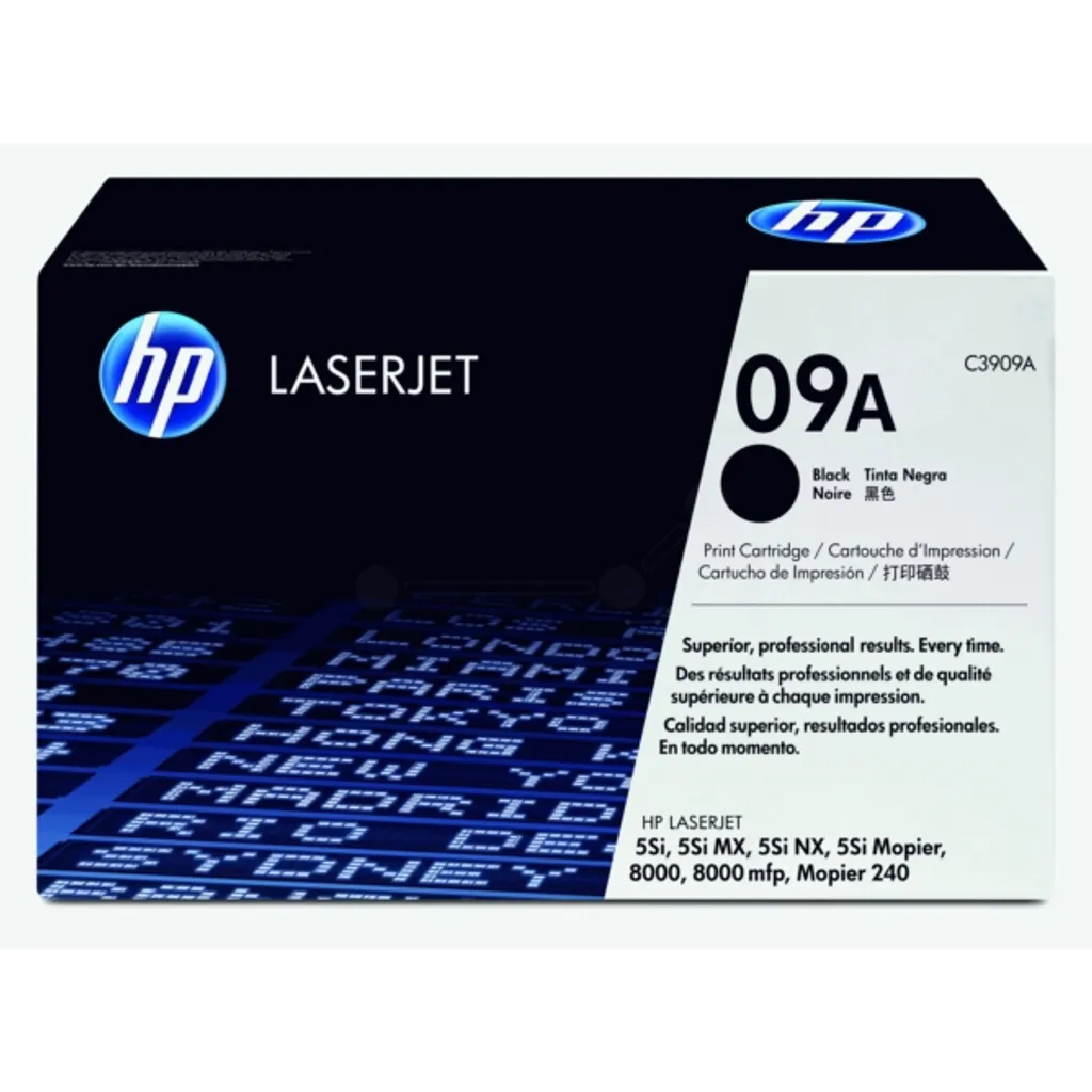 Toner noir HP C3909A 09A pour imprimante laser Canon LBP-WX et LJ 5 SI