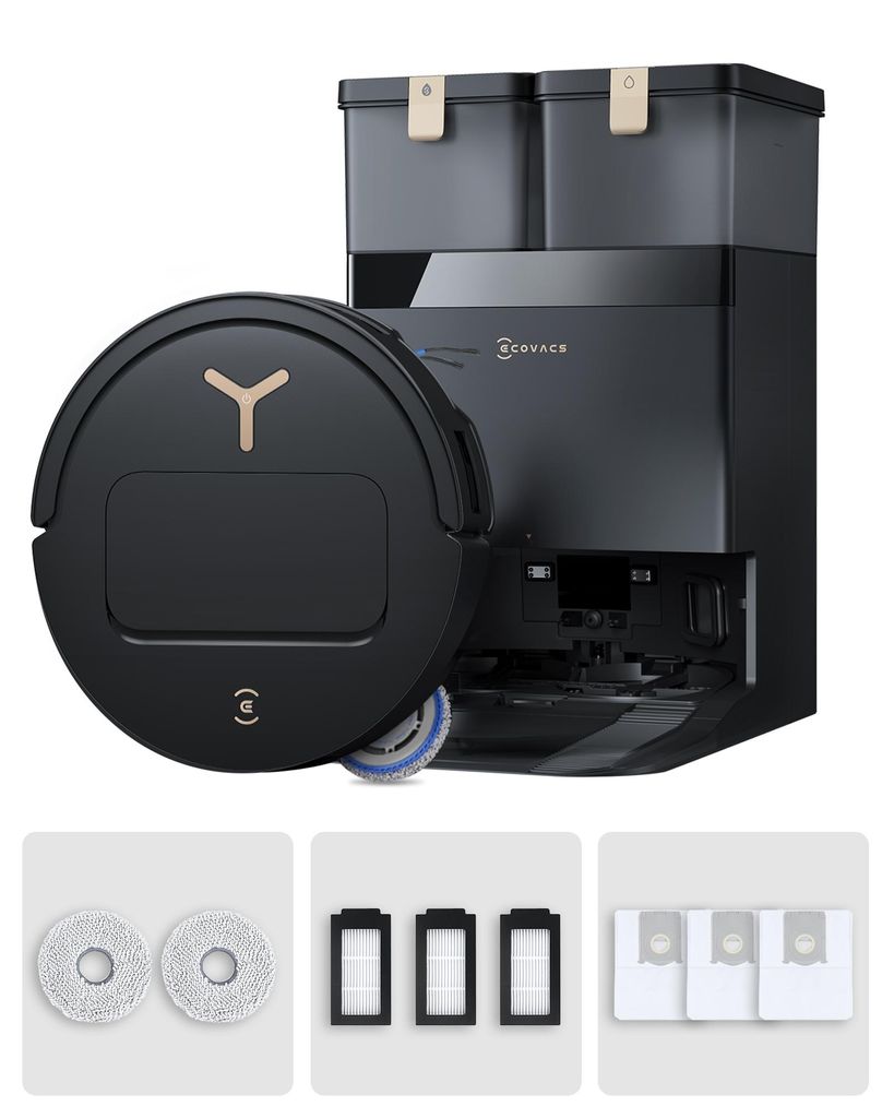 ECOVACS DEEBOT T50 PRO Omni Gen3 Care kit Staubsauger Produktbild 