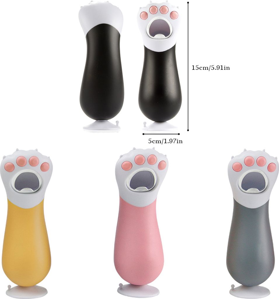 Katzenpfote geformt Flaschenöffner Glas Bierflaschenöffner Küche Gadget Tools