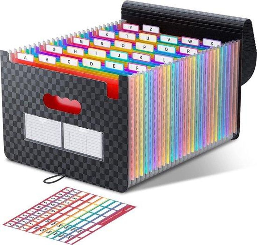 Teczka na dokumenty formatu A4, 26 przegródek, z Zdjęcie produktu 