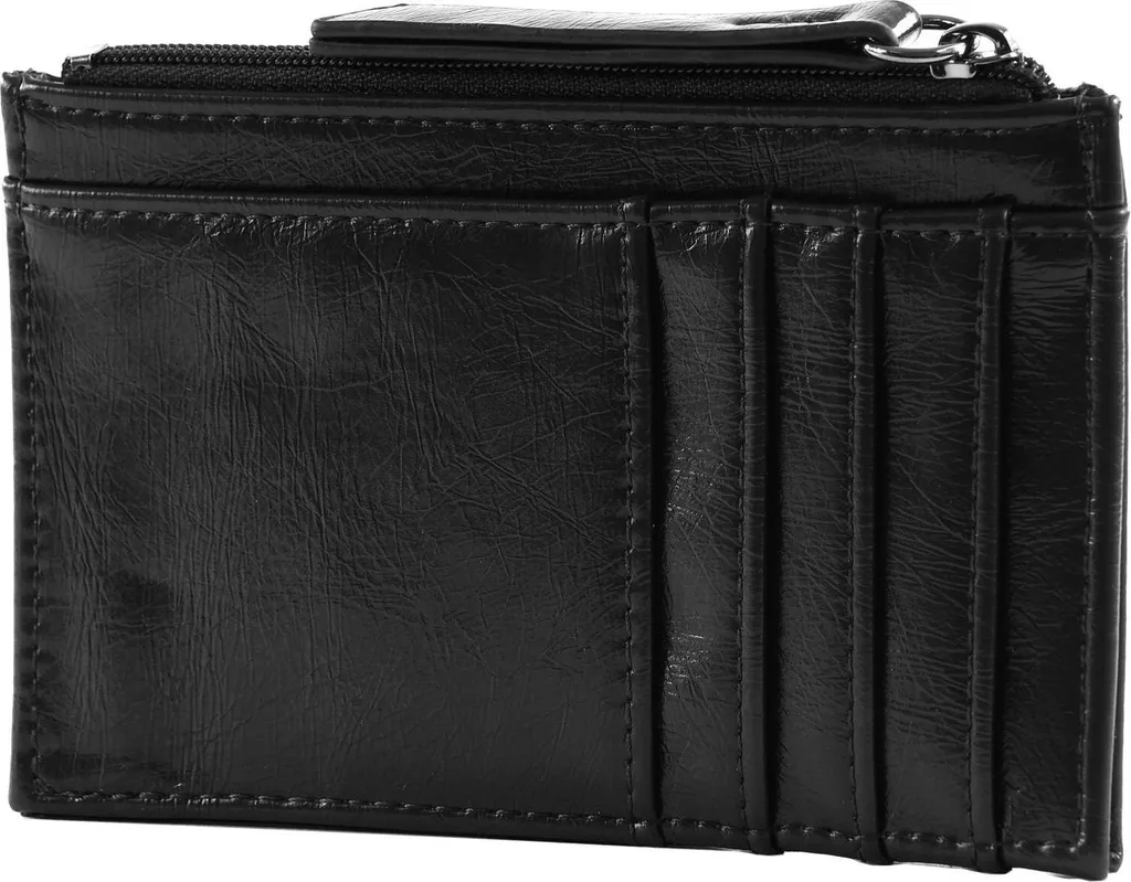 Portacarte s.Oliver Card Case Nero e Grigio | Slim Wallet Uomo Donna