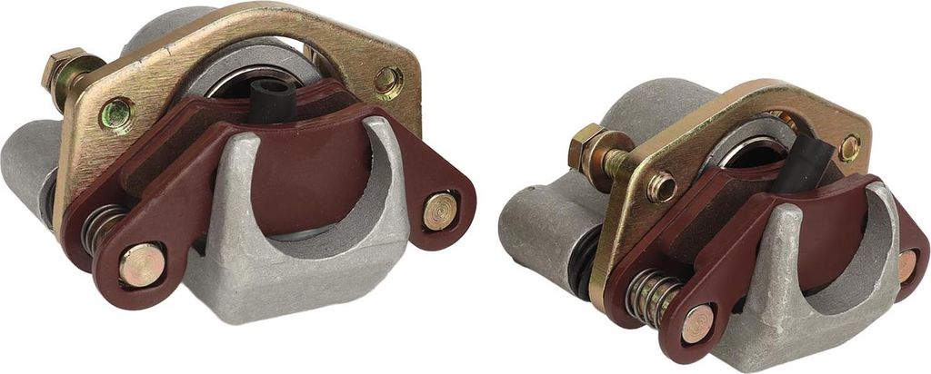 2-teiliger vorderer Bremssattel 1911169, linkes und rechtes Rad mit Bremsbelägen, Ersatz für Polaris Sportsman 300 400