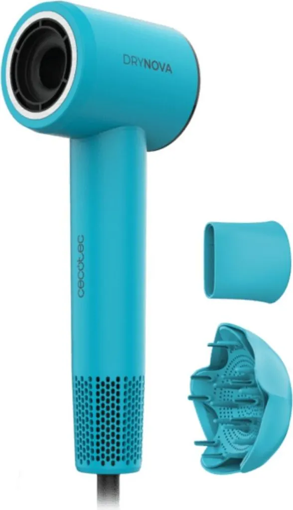 Sèche-cheveux Cecotec DryNova 1600W Bleu : Performance et Style Compact