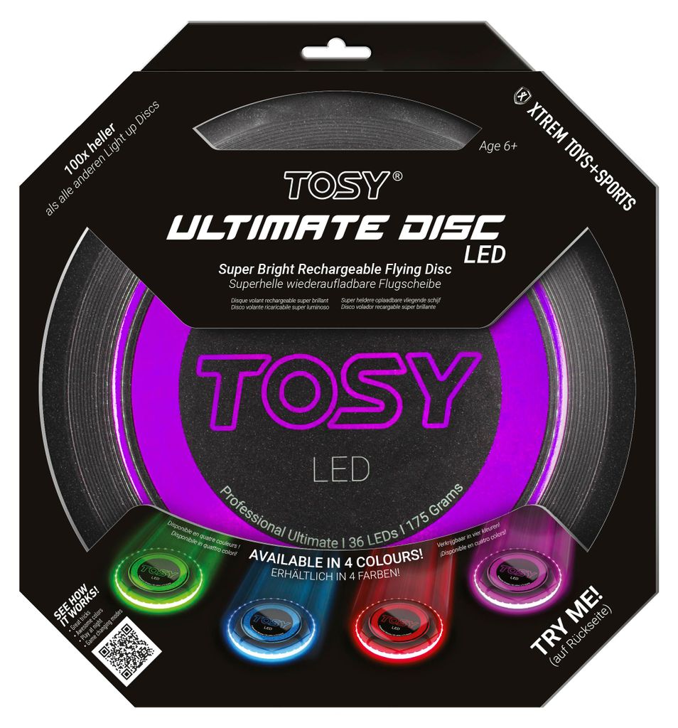 TOSY Ultimate Disc LED, lila Produktbild 